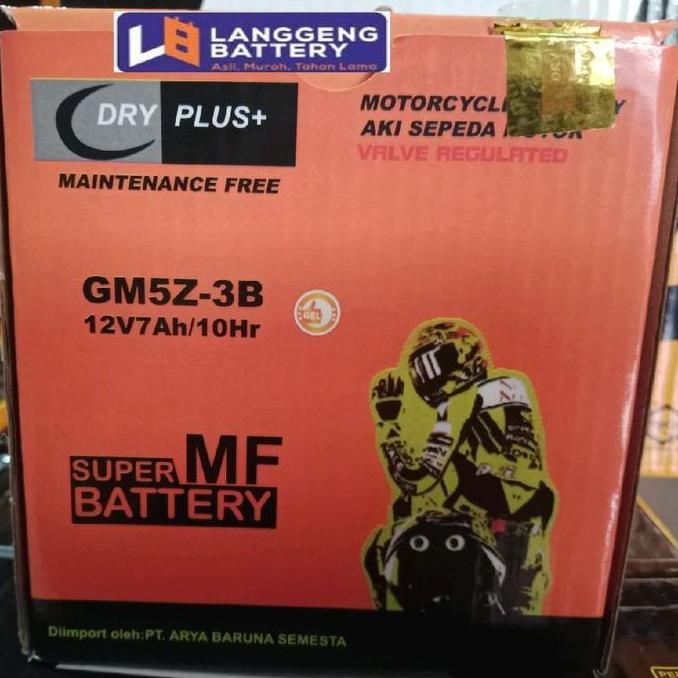 NEW AKI MOTOR YAMAHA MIO SPORTY, MIO SMILE, VEGA R, VEGA ZR, JUPITER MX OLD GM5Z-3B DRYPLUS AKI KERI