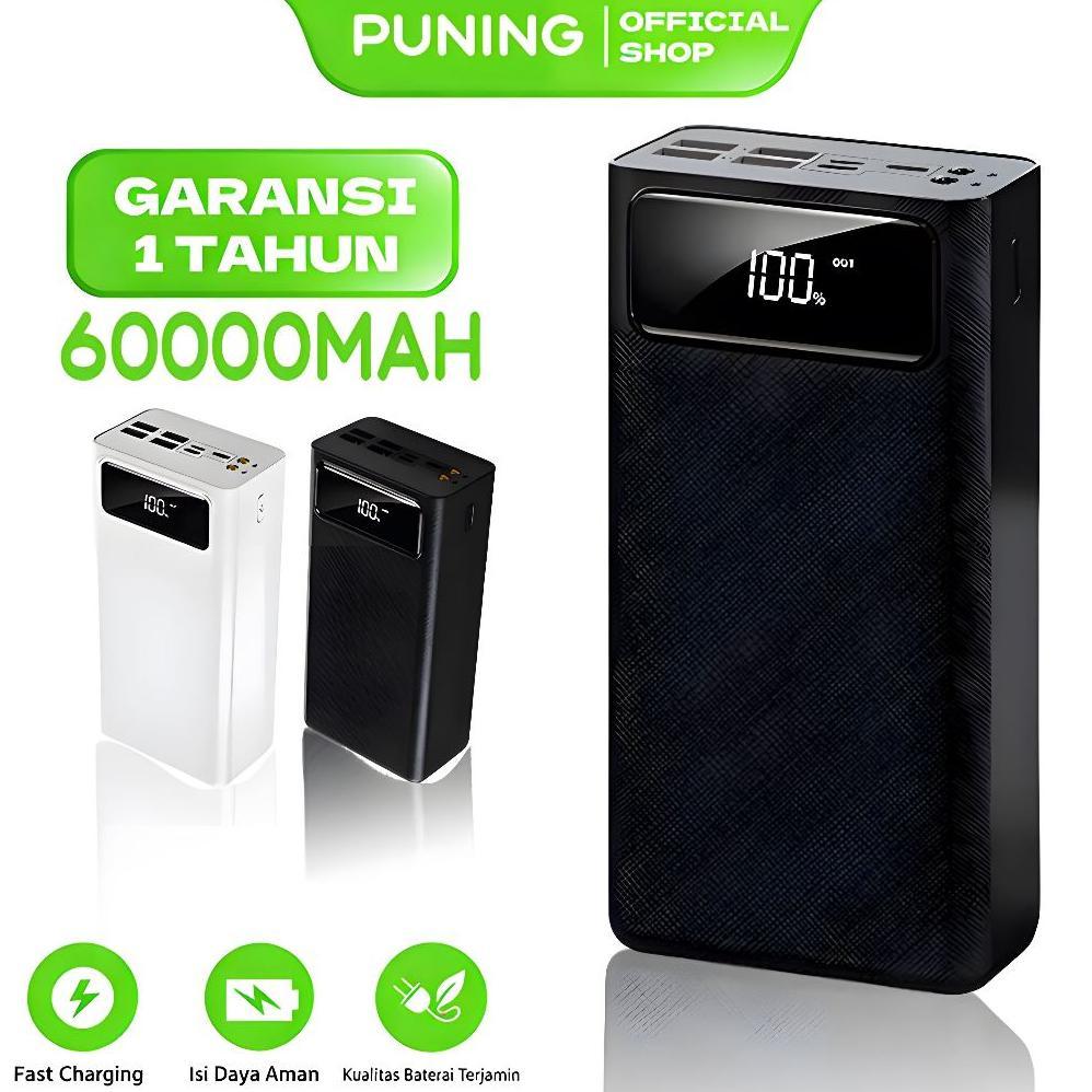 Termurah / Hot Sale Puning Lentiven Powerbank 60000Mah 4 Usb Fast Charging