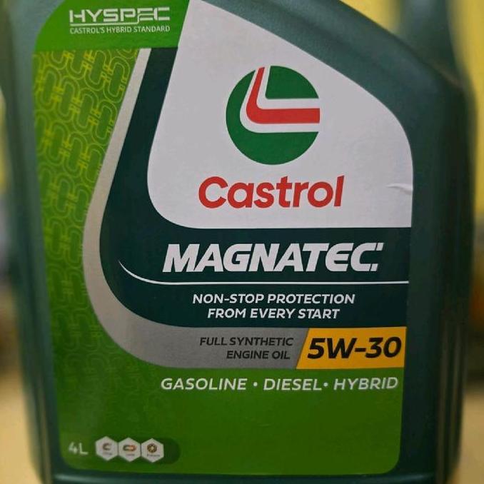 TERLARIS Oli Mesin Mobil Castrol Magnatec SAE 5W-30 4Liter Gasolin Bensin Fully Synthetic Engine Oil