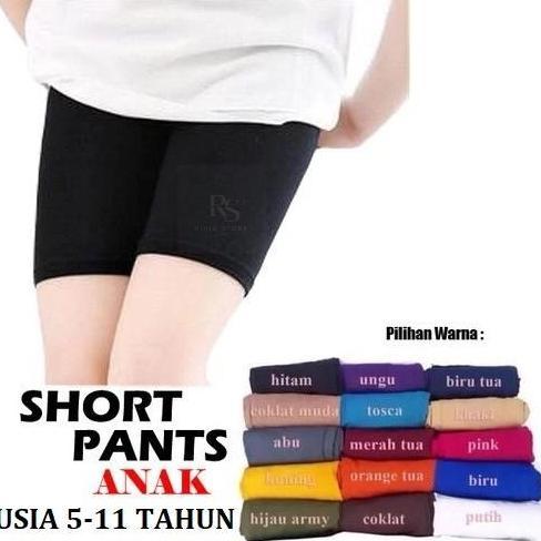 Short Pants Anak Perempuan Celana Dalam Pendek Anak Perempuan Legging Pendek Perempuan Anak TK-SD