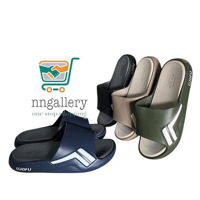 New LUOFU 6213 E01 SANDAL SELOP PRIA RINGAN DAN NYAMAN 40-44