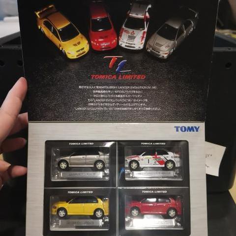 Tomica Limited TL Mitsubishi Lancer Evolution IV VII Set Evo