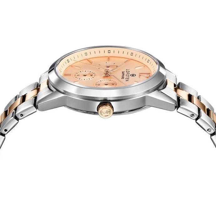 LOFOTEN 2309 Jam Tangan Wanita Analog Sapphire Silver Rose Original