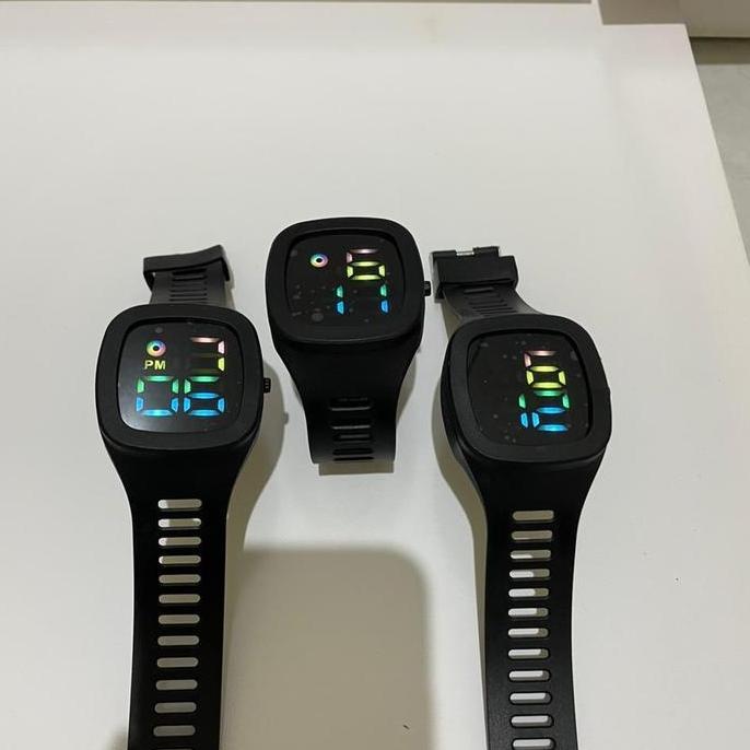 JAM TANGAN PRIA WANITA BELI 1 DIKIRIM 3 TAHAN AIR FASHION WATCH LED