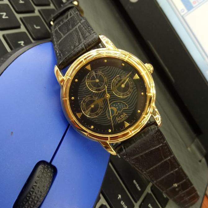 Jam Tangan Wanita Kulit Alba Quartz ASFA92 ASFA92X1 Original