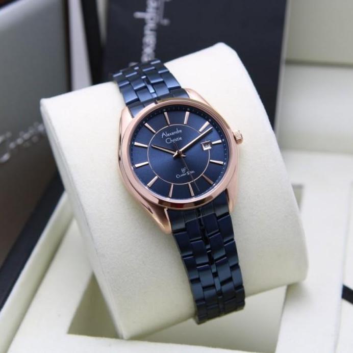Jam Tangan Wanita Alexandre Christie 8578 AC 8578 AC8578 Stainless
