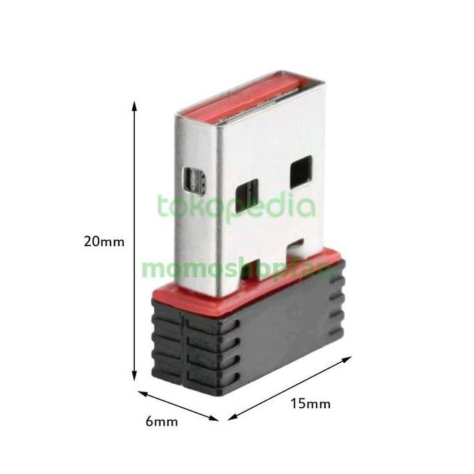 USB Wifi Dongle Penguat Sinyal Wifi ada CD 300 mbps PC Laptop Komputer