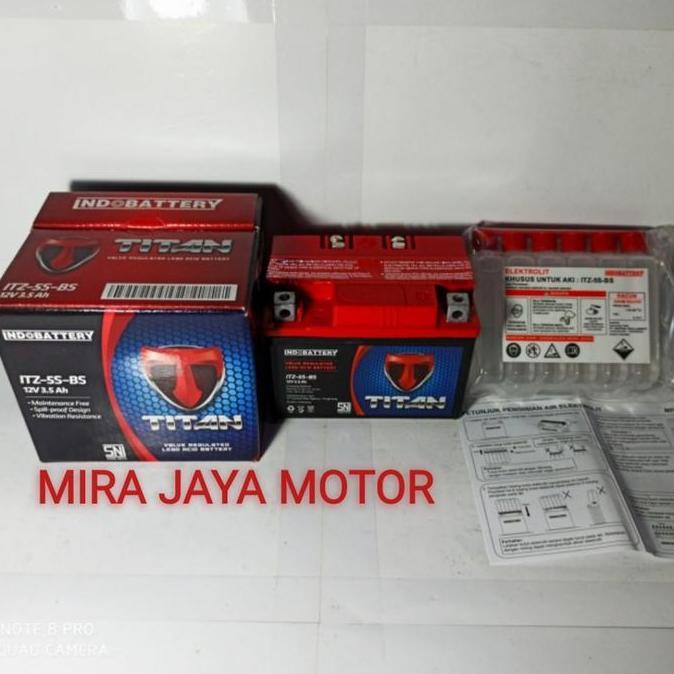 NEW AKI KERING INDOBATTERY TITAN ORI
