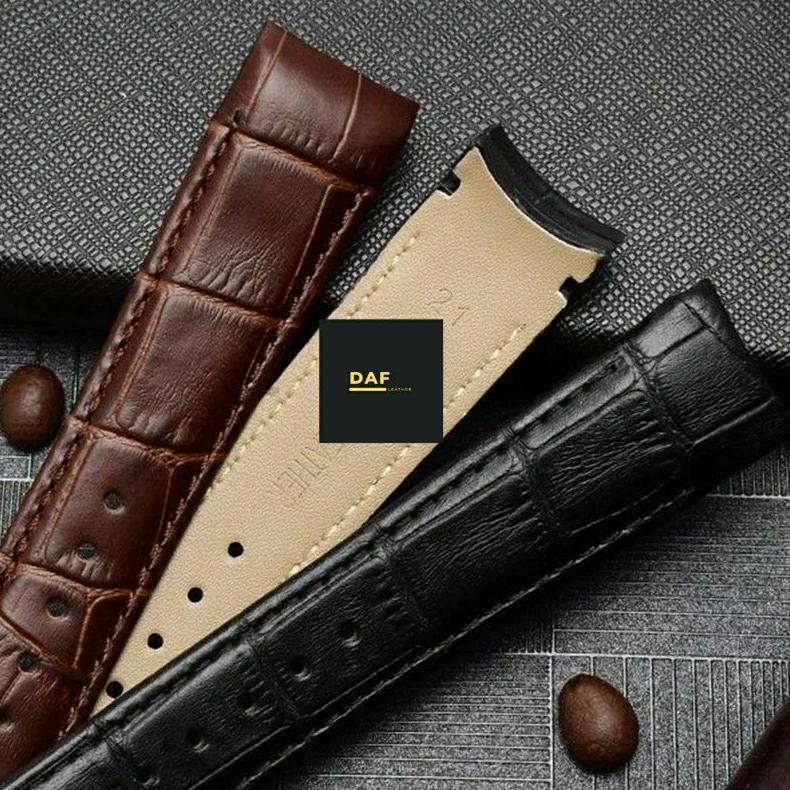 FF COLLECTION LEATHER HANDMADE Strap tali jam tangan kulit model model tissot curved bisa untuk semu