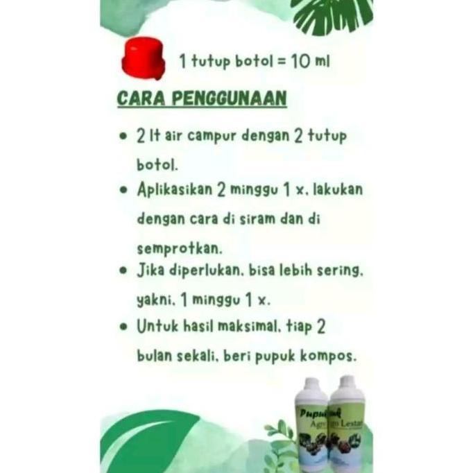 Pupuk Agro Lestari 500ml - Pupuk Penyubur dan Pelebat Buah