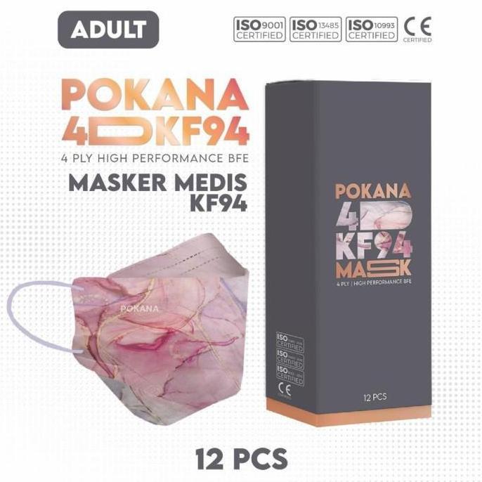 Pokana 4D Kf94 Masker Medis (Ecer)