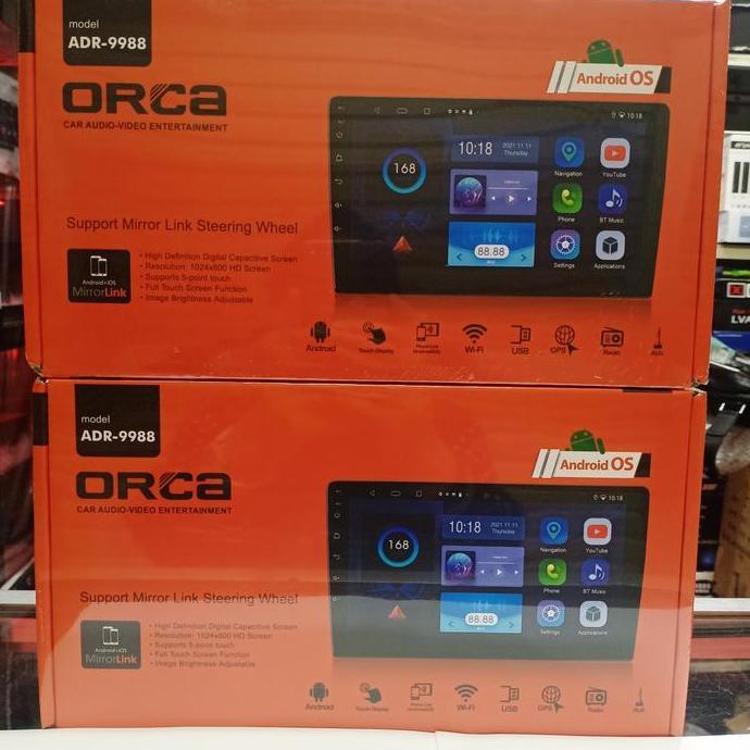 Head Unit Orca Adr 9988 9 Inch New Model