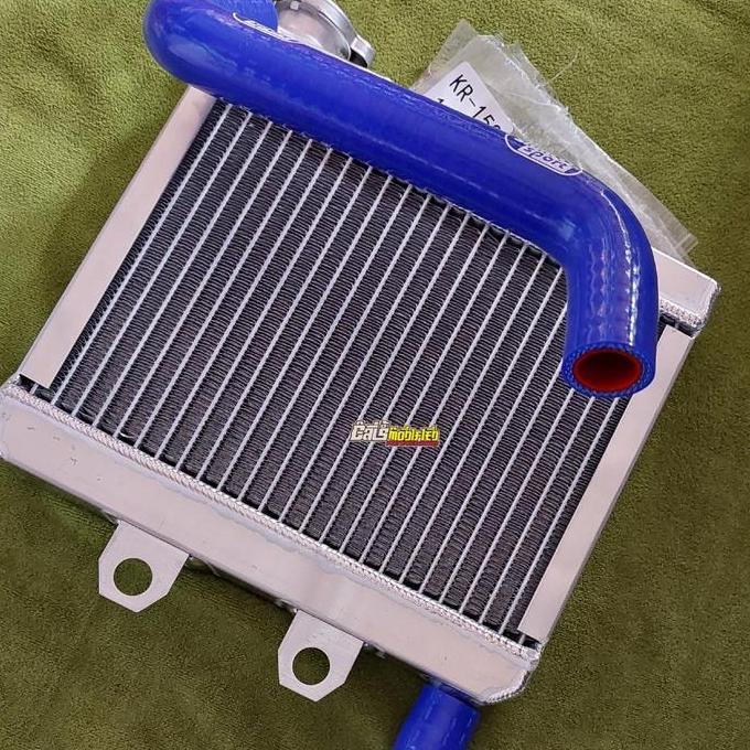Radiator Alumunium KR-150 NINJA R SS DAN SELANG SAMCO SPORT ATAS BAWAH