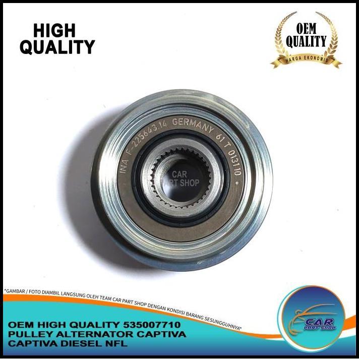 TERBARU PULLEY ALTERNATOR CAPTIVA PULLY ALTERNATOR CAPTIVA DIESEL NFL OEM 