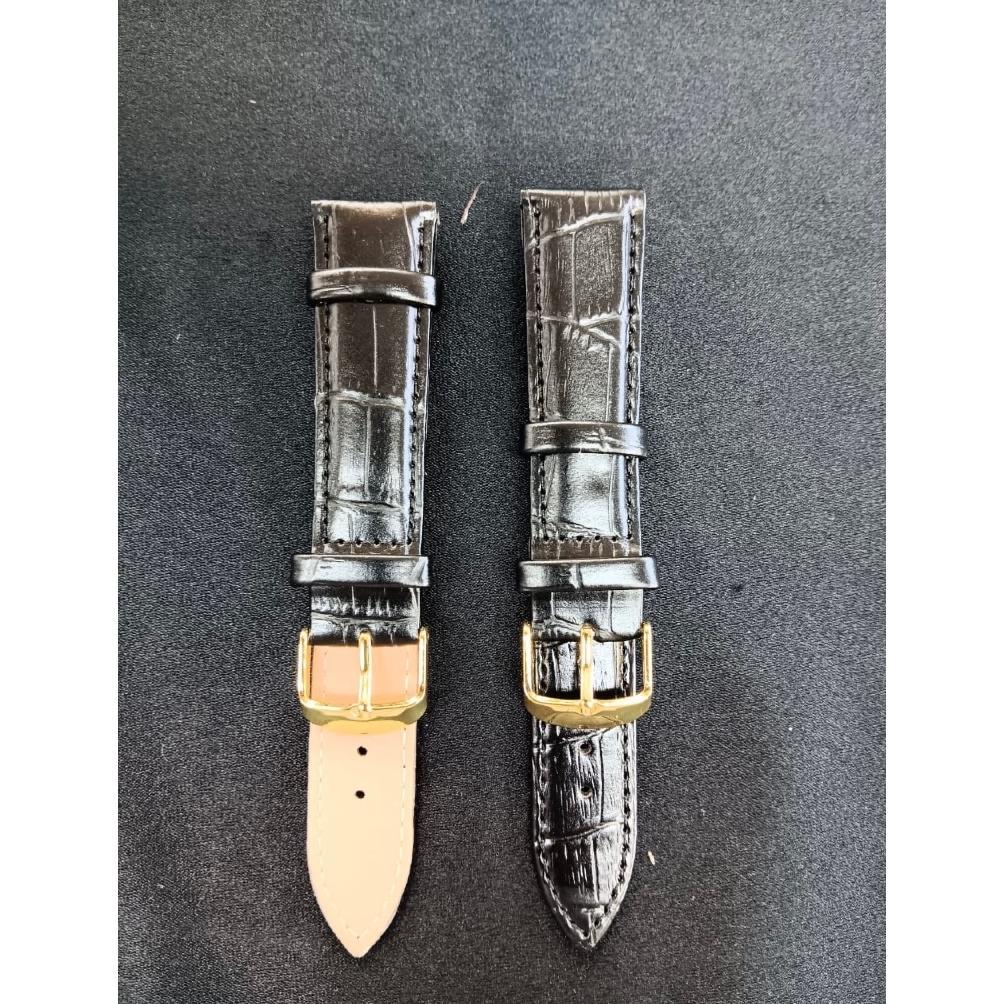 PREMIUM JO ( Corak Kuning ) Tali Jam Tangan Bahan Kalep Sintetis Kulit Terbaru Terlaris Banyak Ukura