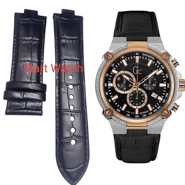 Tali Jam Tangan GC Guess Collection Y24005 Y24005G2 Leather Strap Jam Tangan Guess Collection