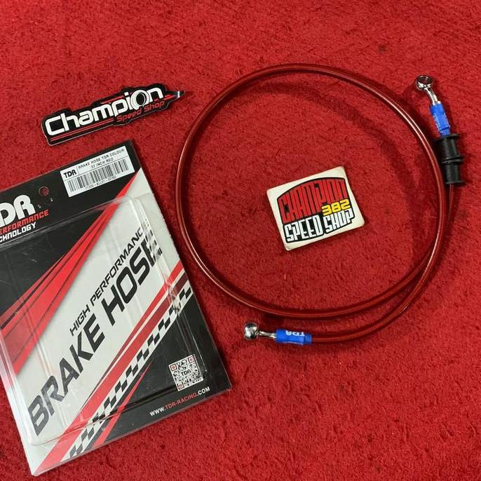 Selang Rem TDR Racing 37inch 93cm Merah Beat Karbu Beat FI Beat ESP
