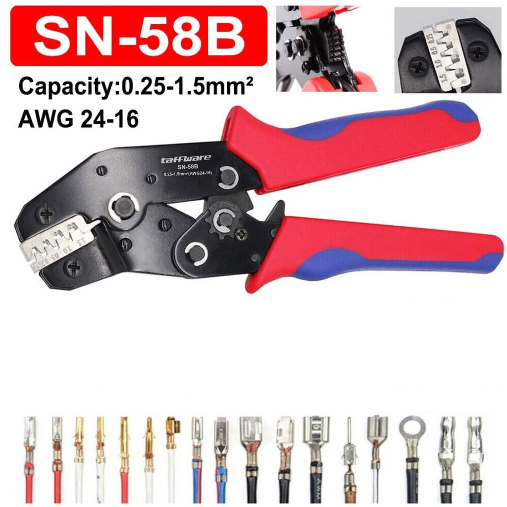 Tang Crimper Compression Tool SN-58B Taffware