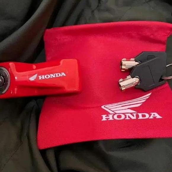 Promo Gembok Cakram AHM HONDA Original - Kunci Gembok Cakram AHM HONDA Diskon
