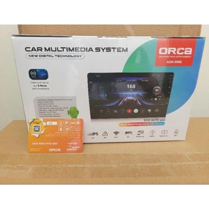Head Unit Android 9 Inch Orca 9988 Ram 2 / 16 GB Universal