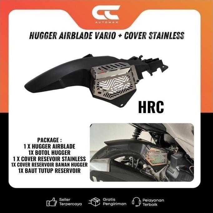HUGGER VARIO 125 150 OLD NEW + COVER RESERVOIR STAINLESS