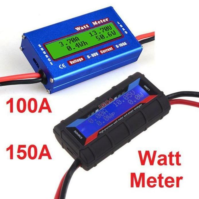 Volt Ampere Watt Meter 60V DC 150A 150 A Digital Power Tester Analyzer