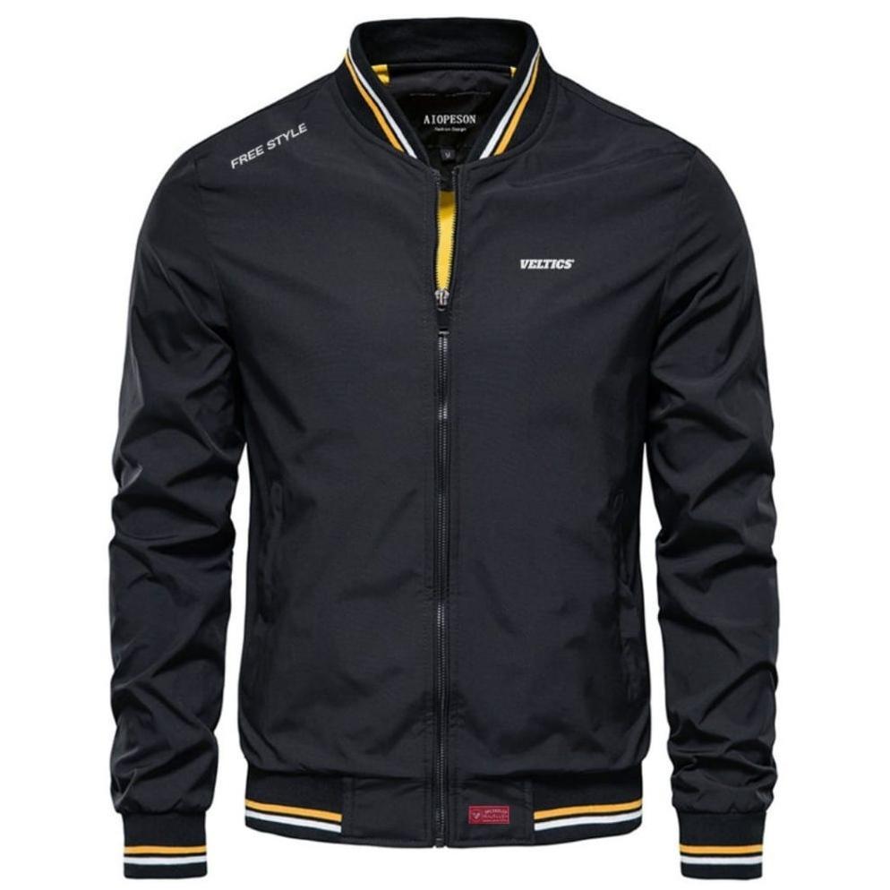 promo veltics jaket bomber retro freestyle jaket parasut pria wanita simple jaket motor waterproof