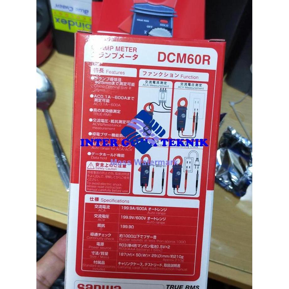 Tang ampere clamp meter Sanwa DCM60R / Tang ampere True RMS Sanwa DCM 60R
