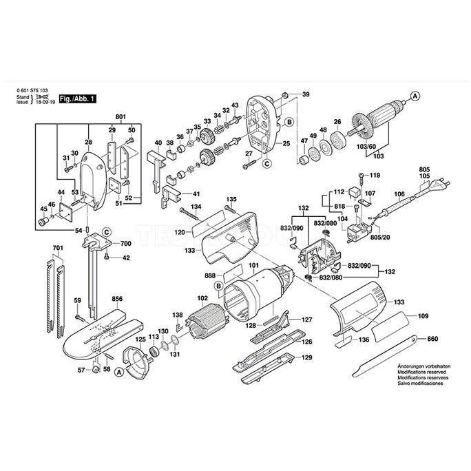 Bosch  Armature / Angker GSG300 Spare Part