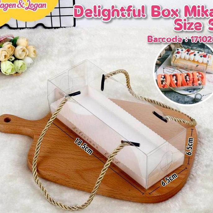 Box Mika Persegi Panjang / Dus Mika Cake Dan Puding
