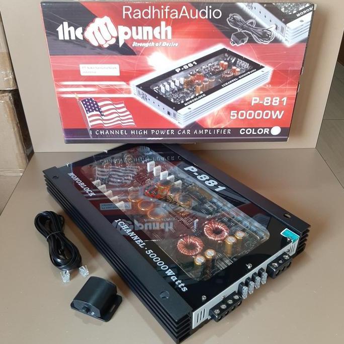 Power Monoblock The Punch P. 881 Audio Mobil