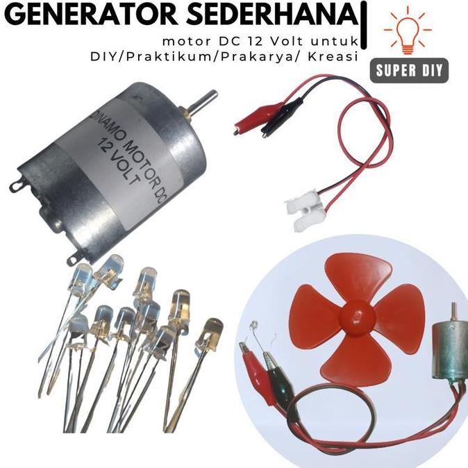 Giuntura- Wind Generator Untuk Edukasi Listrik Tenaga Angin Bahan Peraga Generator Set Dinamo