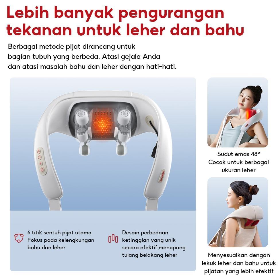 Terbaru Alat Pijat Leher untuk Meredakan Nyeri Otot Trapezius Alat Pijat Listrik untuk Pijat dan Pem