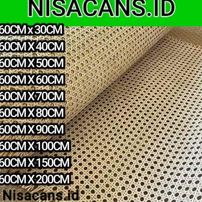 ROTAN - ANYAMAN LEMBARAN ROTAN/WEBBING ROTAN ORIGINAL ALAMI