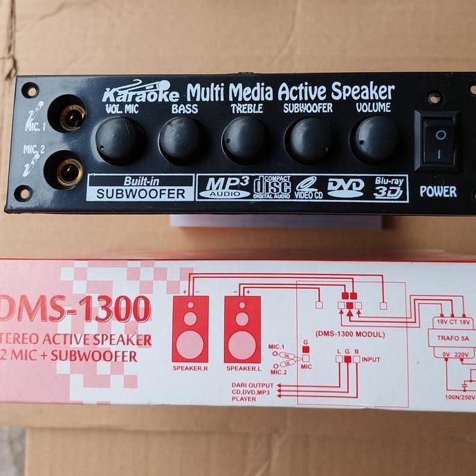 Promo Kit Pcb Speaker Aktif Dms 1300 Platinum Stereo Mic Cod