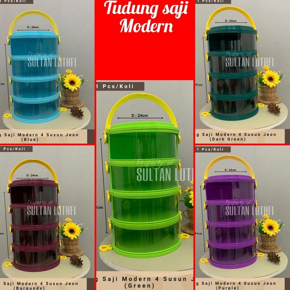 tudung saji modern 5 susun dan 4 susun jeon sudah rakitan