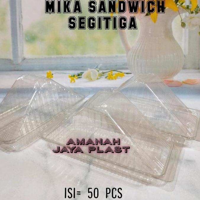 Sid- (50Pcs) Mika Sandwich Segitiga - Mika Roti Segitiga