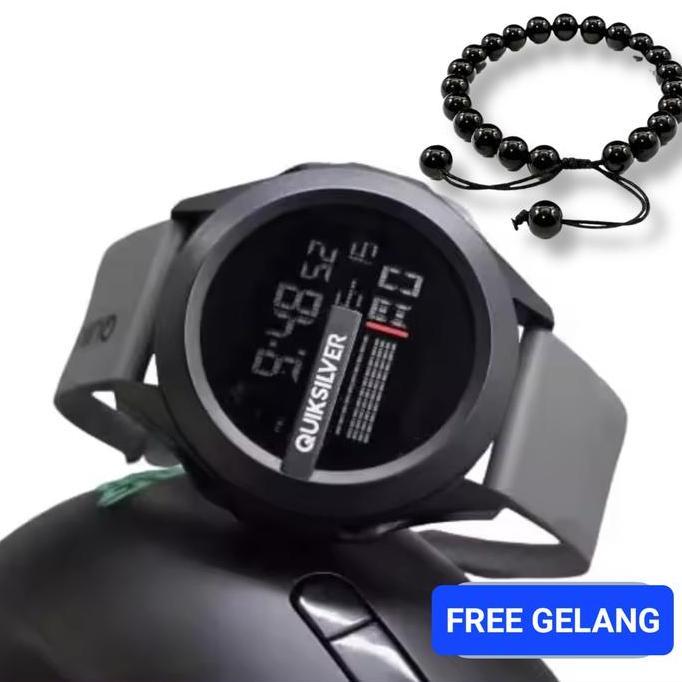 ratu_seller428 - jam tangan digital sport cowok cewek free gelang real picture jam tangan tali warna