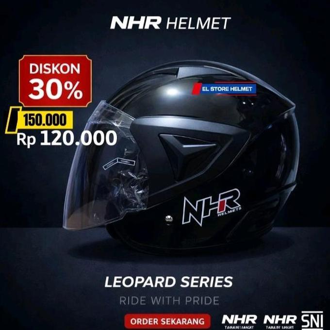 NHR Helm Leopard Series Diskon 30% Harga Rp 120.000 Helm NHR  Ride With Pride