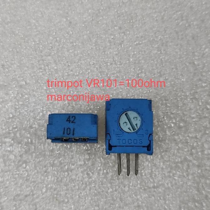 trimpot VR 101 biru besar trim depan