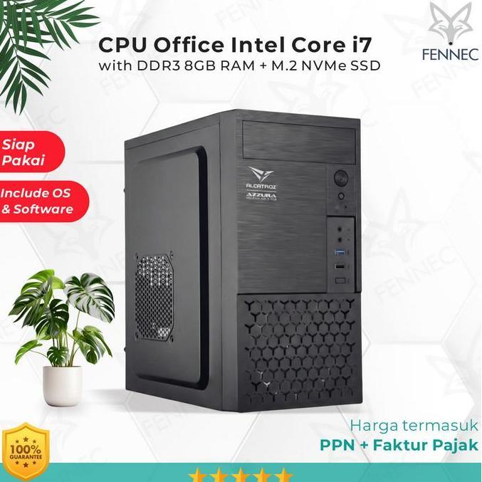 rohimjanuari - cpu pc komputer intel core i7 ram 8gb ssd rakitan office