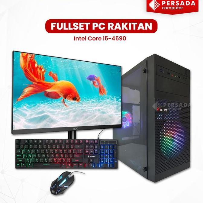 rohimjanuari - fullset pc rakitan intel i5 4590 untuk kantor/admin/sekolah