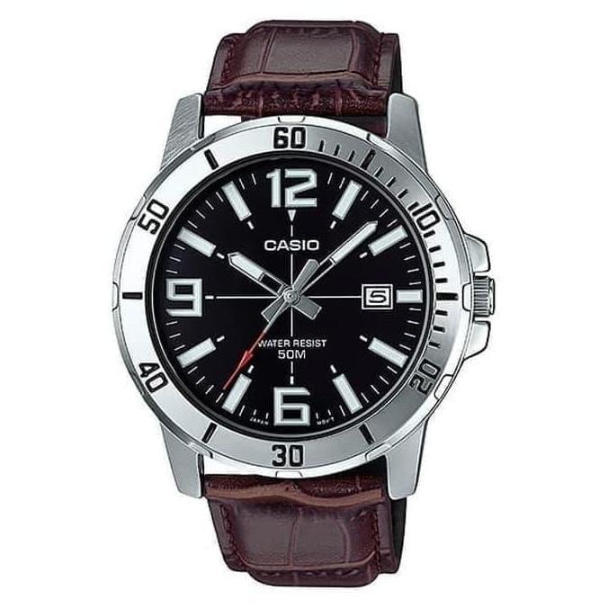 jam tangan casio pria MTP-VD01L-1B