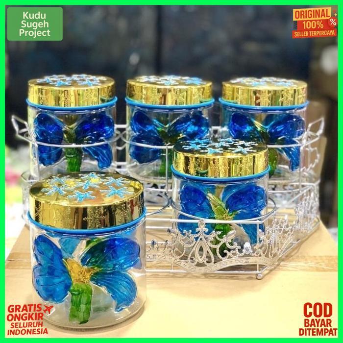 Best Seller Toples Kaca Set Isi 5 Pcs + Rak / Toples Set / Toples Lebaran