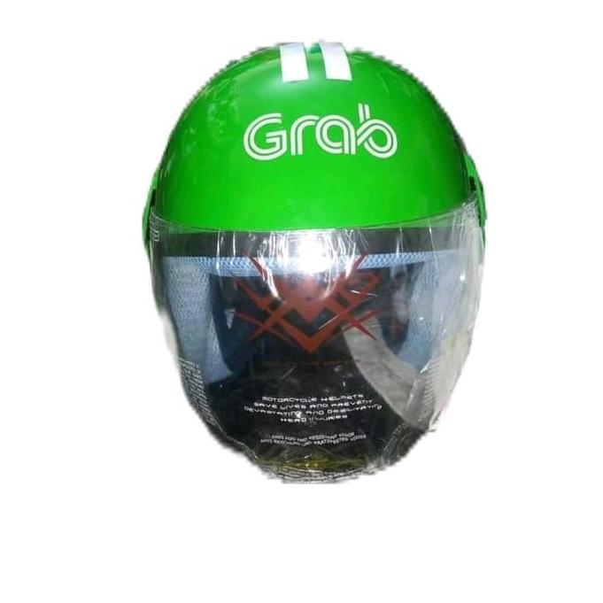 Helm Grab Helm Driver Grab Helm Baru Helm Hijau Baru