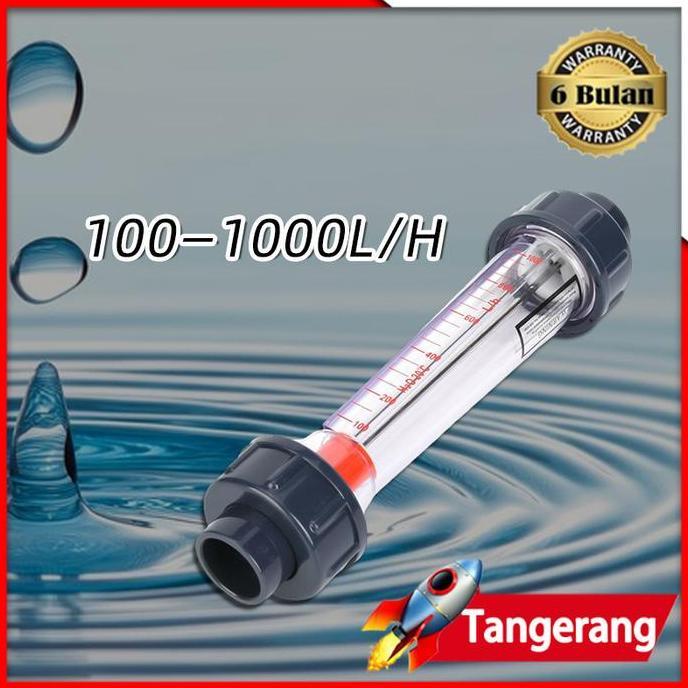 AMERZANA Rotameter Tabung Pelastik LZS-15 / Flow Meter LZS-15D 100-1000 L