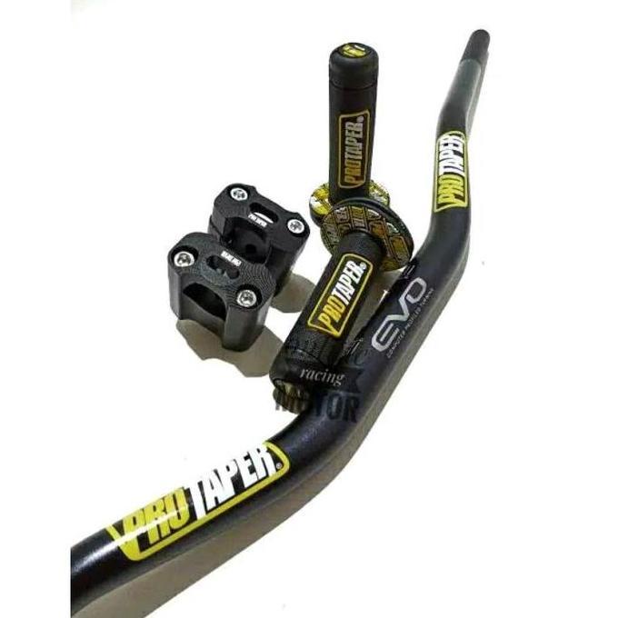 Stang Fatbar Protaper Carmichael Evo Paketan Riser Handgrip Busa Klx Crf Vixion Nmax