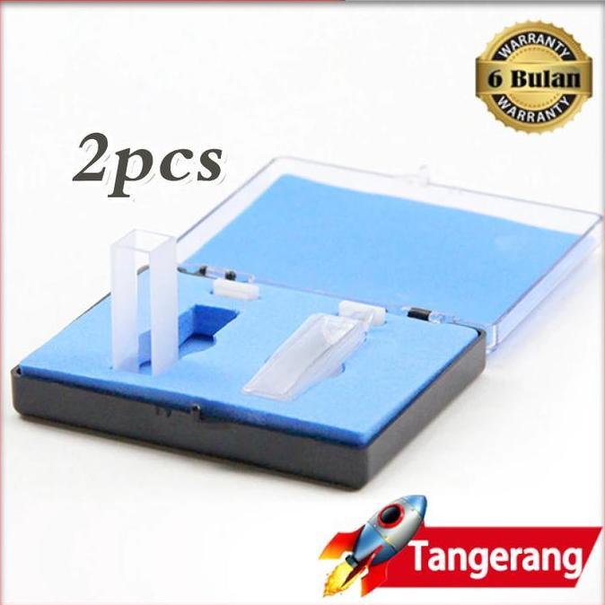 AYOBAKUL 2PCS Cuvette Quartz / Kuvet Pasir Kuarsa /  Quartz Cuvettes 10mm