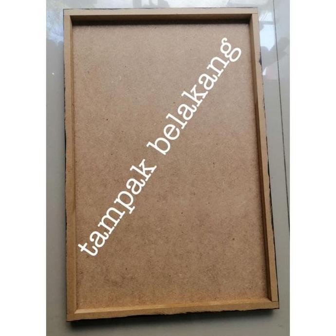 Cetak foto bingkai media kayu ukuran besar 47x31 | Foto custom editing animasi | Hiasan dinding requ