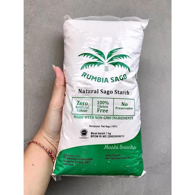 Ready Sagu Rumbia Asli Bangka 600gr / Tepung Sagu Rumbia Kiloan
